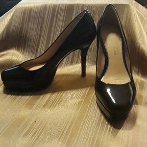 Antonio Melani Black Patent Leather Heels